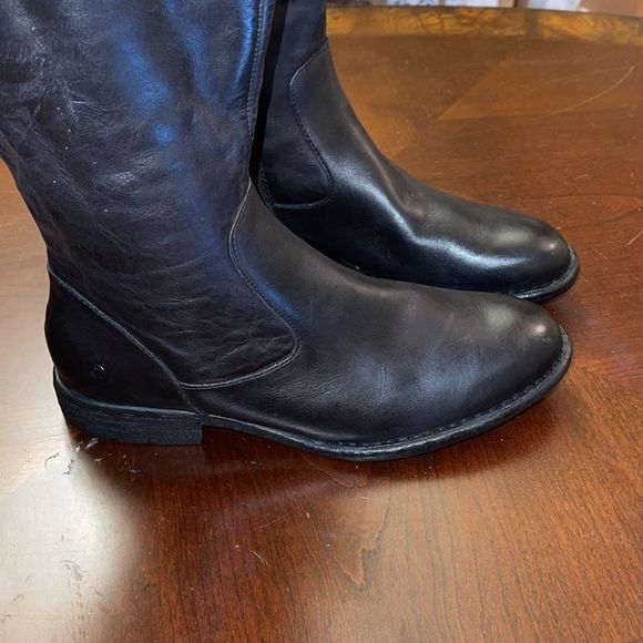 Born black tall boots size US 8 - Picture 9 of 15